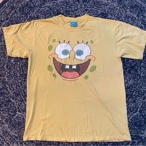 Vintage Nickelodeon SpongeBob SquarePants Graphic Tee Shirt size Medium
